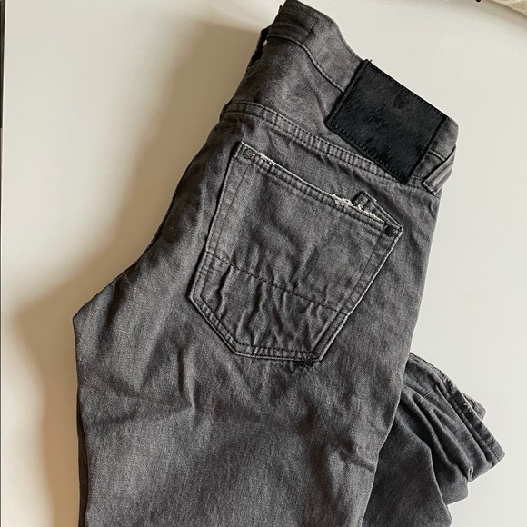PRPS NOIR Grey Jeans Size 32 Made in Japan - Picture 3 of 7